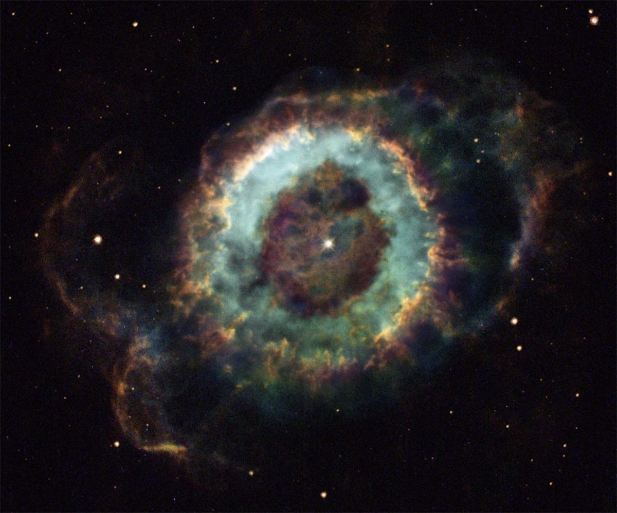 Little Ghost Nebula, also known as NGC 6369, is a planetary nebula in the constellation Ophiuchus.